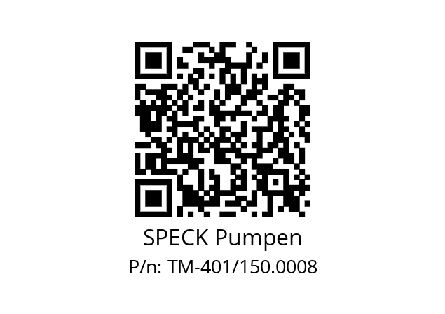   SPECK Pumpen TM-401/150.0008