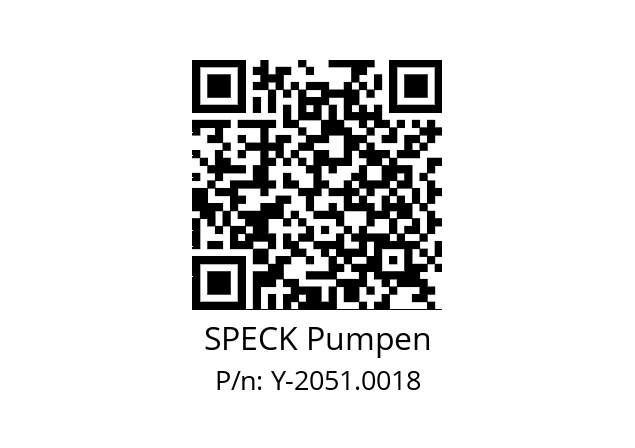   SPECK Pumpen Y-2051.0018