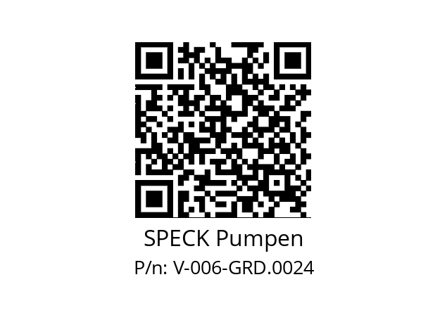   SPECK Pumpen V-006-GRD.0024