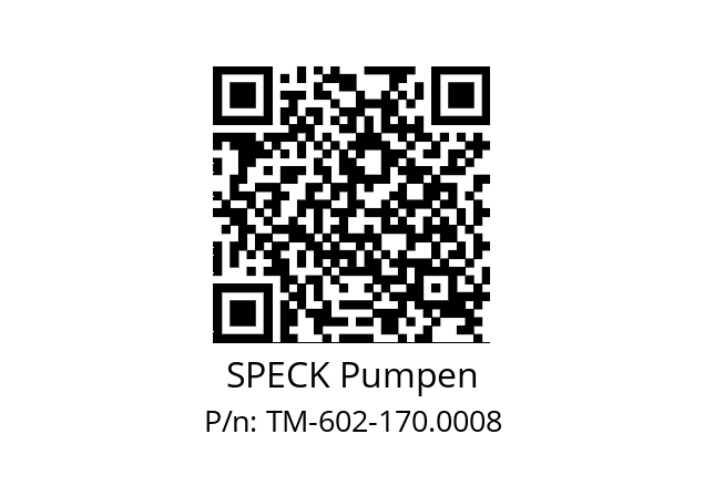   SPECK Pumpen TM-602-170.0008