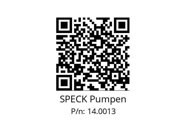   SPECK Pumpen 14.0013