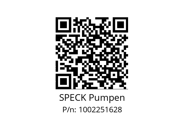   SPECK Pumpen 1002251628