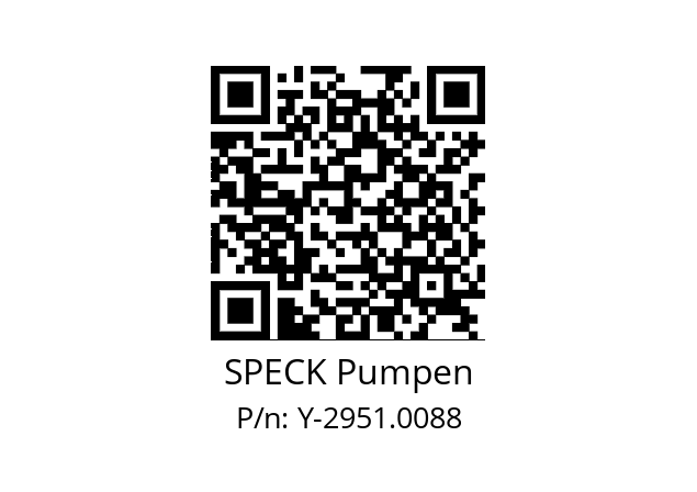   SPECK Pumpen Y-2951.0088