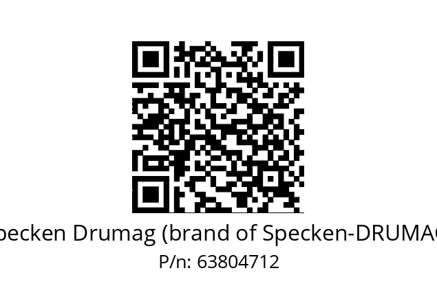   Specken Drumag (brand of Specken-DRUMAG) 63804712