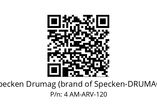   Specken Drumag (brand of Specken-DRUMAG) 4 AM-ARV-120