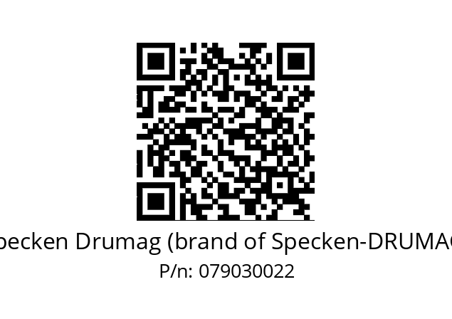   Specken Drumag (brand of Specken-DRUMAG) 079030022