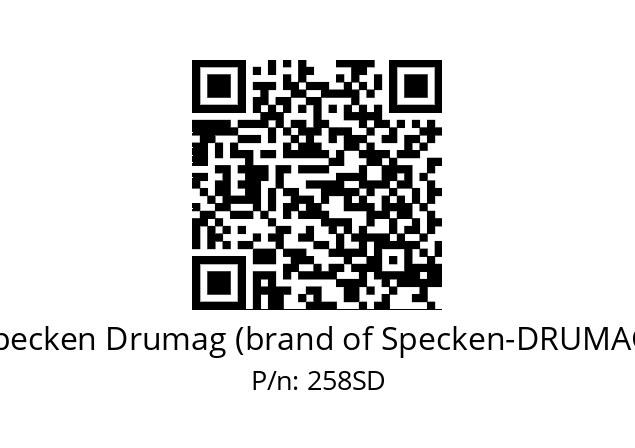   Specken Drumag (brand of Specken-DRUMAG) 258SD