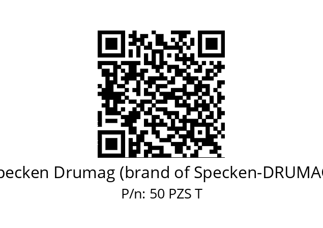   Specken Drumag (brand of Specken-DRUMAG) 50 PZS T