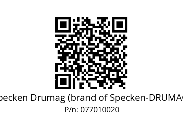   Specken Drumag (brand of Specken-DRUMAG) 077010020