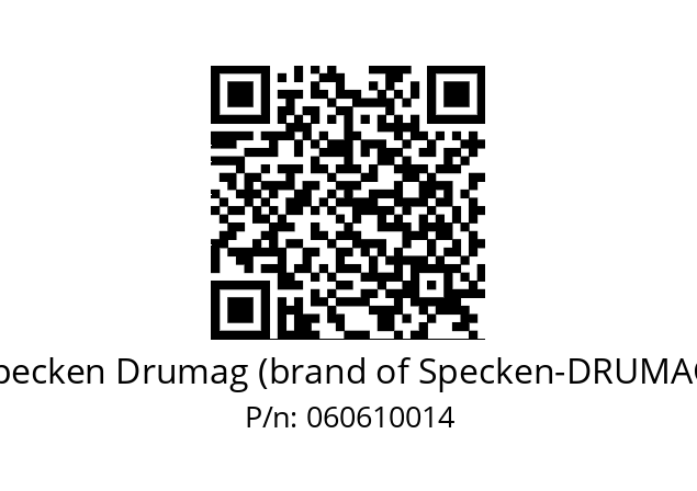   Specken Drumag (brand of Specken-DRUMAG) 060610014