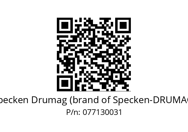   Specken Drumag (brand of Specken-DRUMAG) 077130031