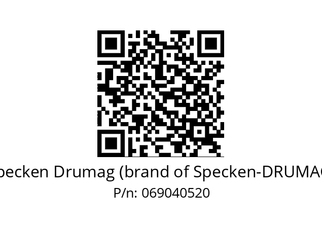   Specken Drumag (brand of Specken-DRUMAG) 069040520