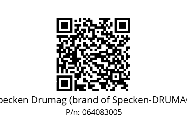   Specken Drumag (brand of Specken-DRUMAG) 064083005