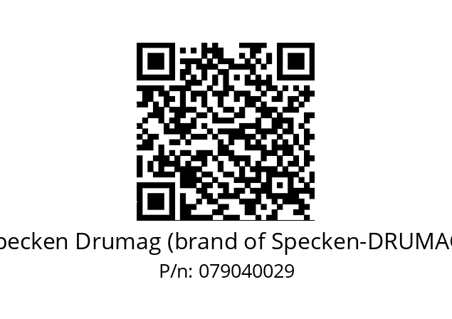  BF-1068 Specken Drumag (brand of Specken-DRUMAG) 079040029