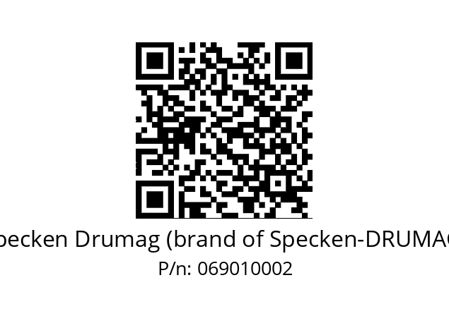   Specken Drumag (brand of Specken-DRUMAG) 069010002