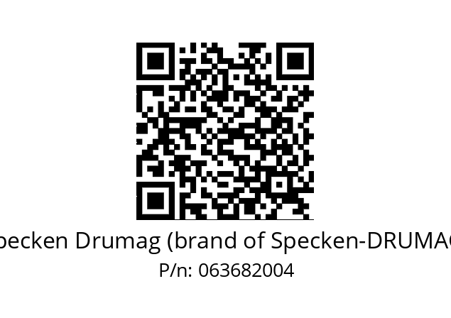   Specken Drumag (brand of Specken-DRUMAG) 063682004