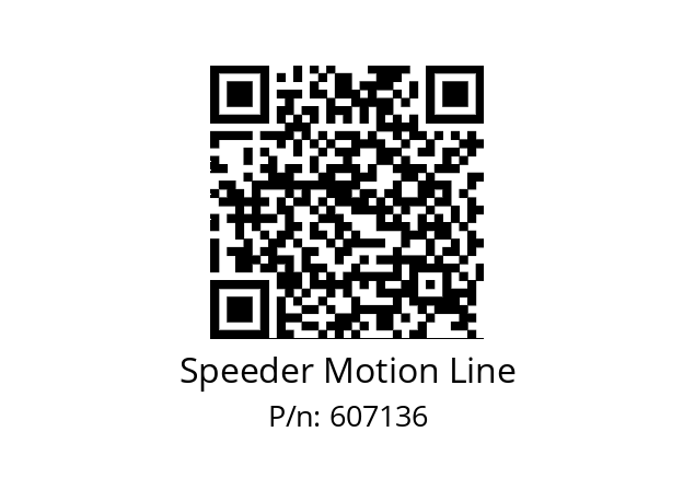   Speeder Motion Line 607136