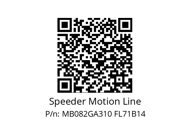   Speeder Motion Line MB082GA310 FL71B14