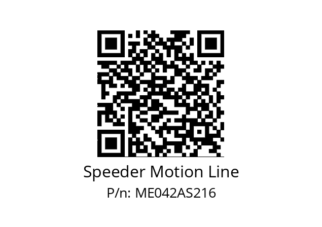   Speeder Motion Line ME042AS216