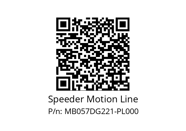   Speeder Motion Line MB057DG221-PL000