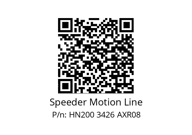   Speeder Motion Line HN200 3426 AXR08