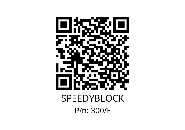   SPEEDYBLOCK 300/F