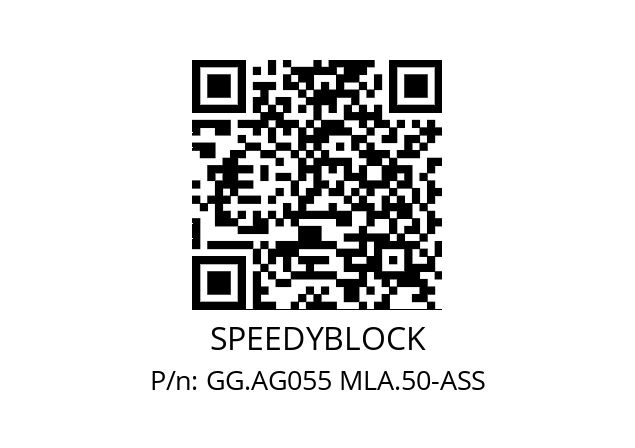   SPEEDYBLOCK GG.AG055 MLA.50-ASS