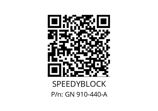   SPEEDYBLOCK GN 910-440-A