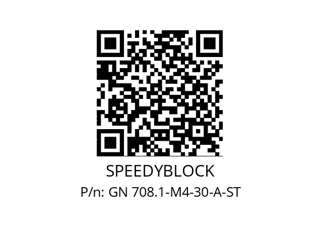   SPEEDYBLOCK GN 708.1-M4-30-A-ST