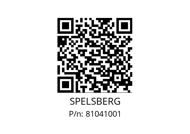   SPELSBERG 81041001