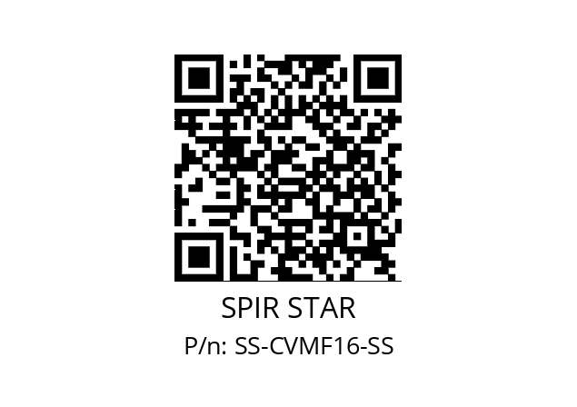   SPIR STAR SS-CVMF16-SS