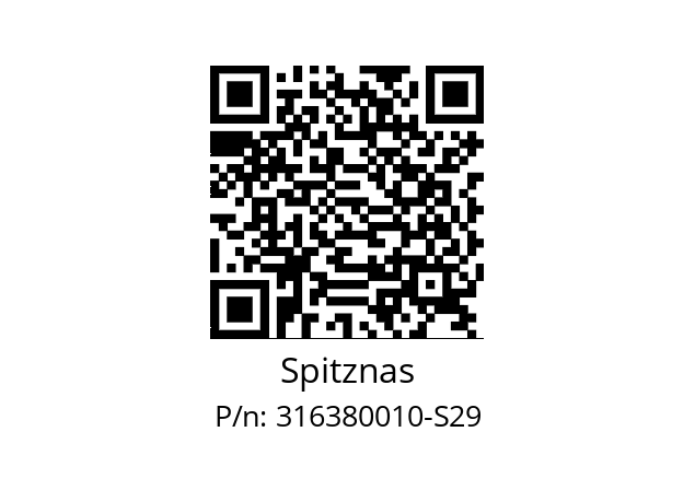   Spitznas 316380010-S29