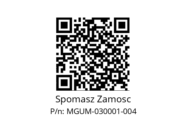   Spomasz Zamosc MGUM-030001-004