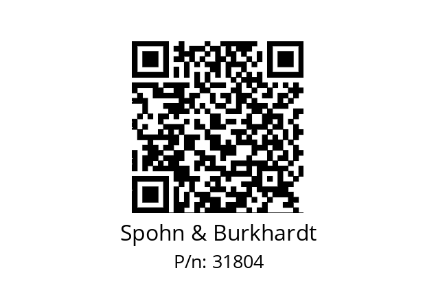   Spohn & Burkhardt 31804