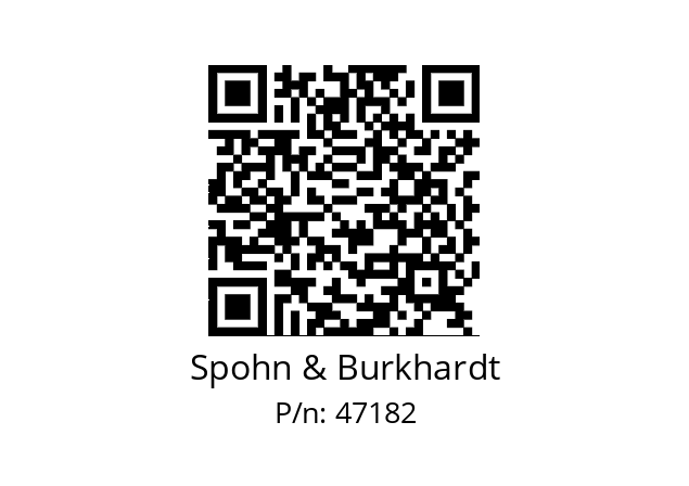   Spohn & Burkhardt 47182