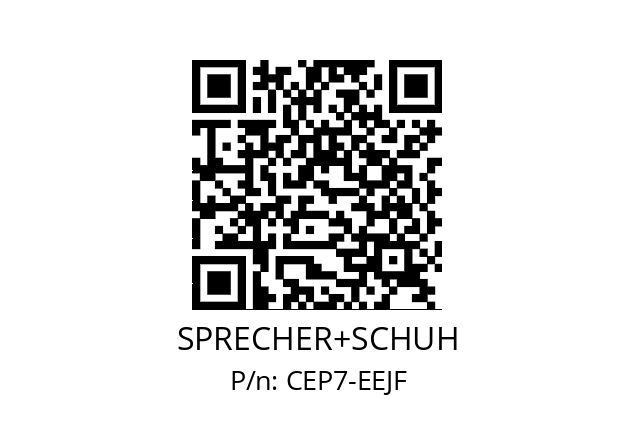   SPRECHER+SCHUH CEP7-EEJF