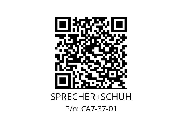   SPRECHER+SCHUH CA7-37-01