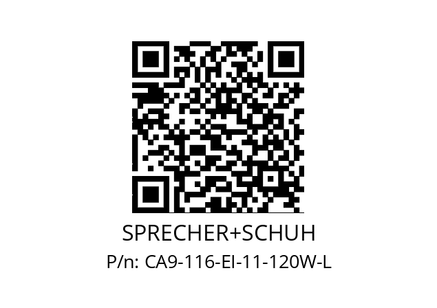   SPRECHER+SCHUH CA9-116-EI-11-120W-L