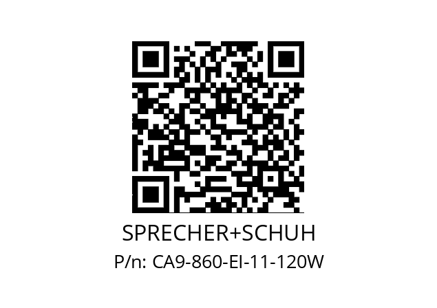   SPRECHER+SCHUH CA9-860-EI-11-120W