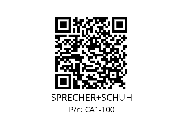   SPRECHER+SCHUH CA1-100