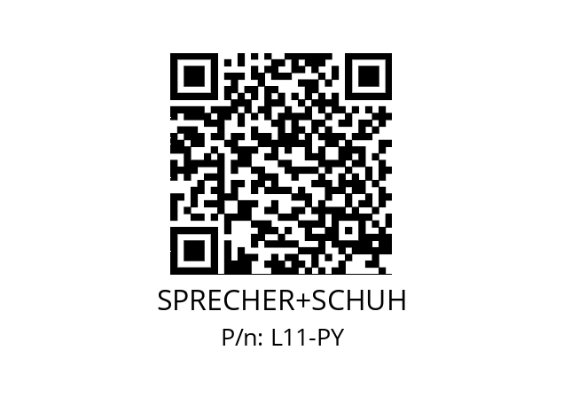   SPRECHER+SCHUH L11-PY