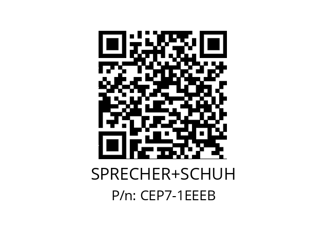   SPRECHER+SCHUH CEP7-1EEEB