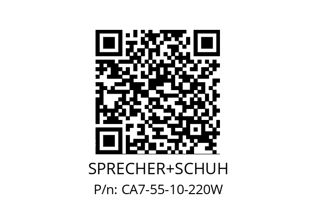   SPRECHER+SCHUH CA7-55-10-220W