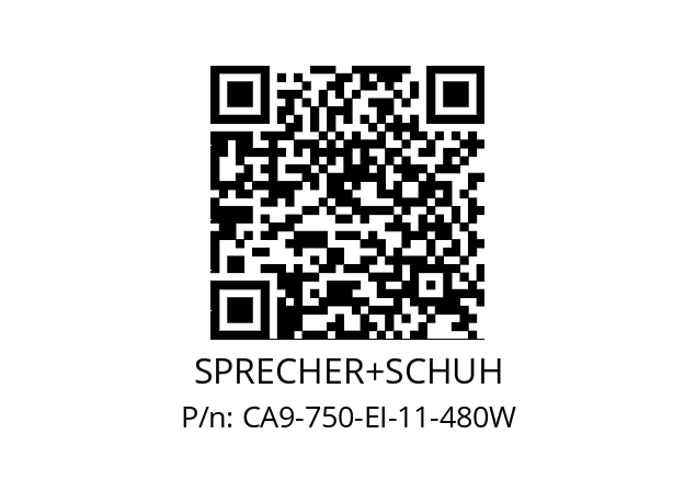   SPRECHER+SCHUH CA9-750-EI-11-480W