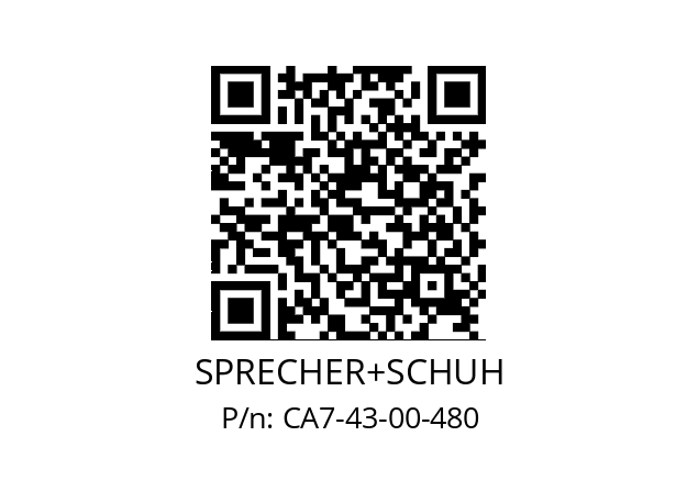   SPRECHER+SCHUH CA7-43-00-480