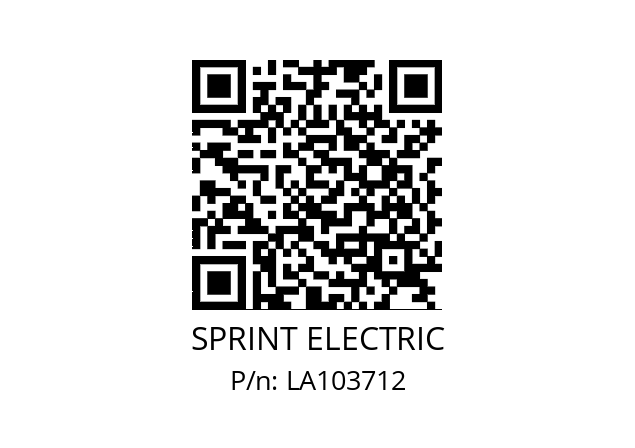   SPRINT ELECTRIC LA103712