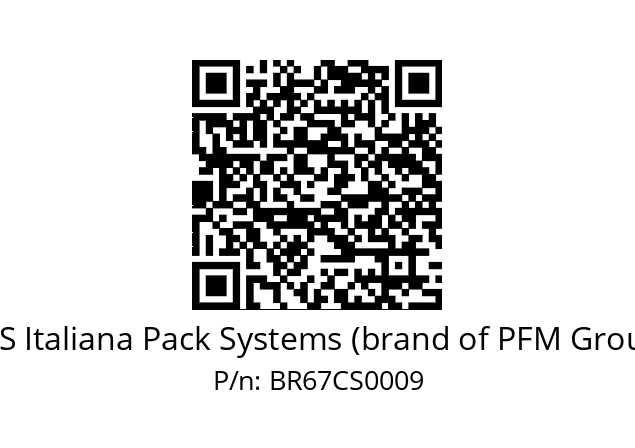   SPS Italiana Pack Systems (brand of PFM Group) BR67CS0009