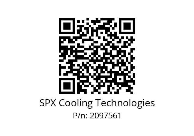   SPX Cooling Technologies 2097561