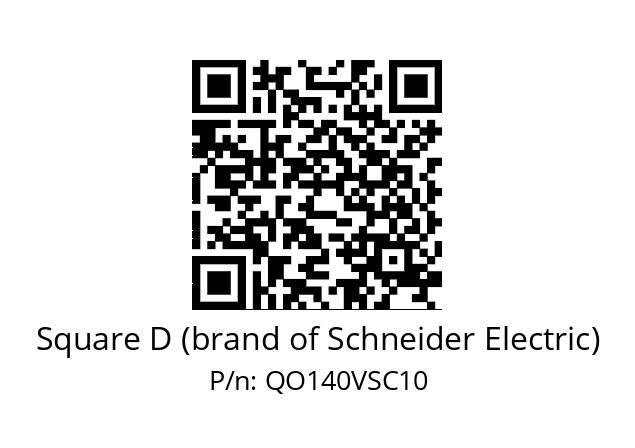   Square D (brand of Schneider Electric) QO140VSC10