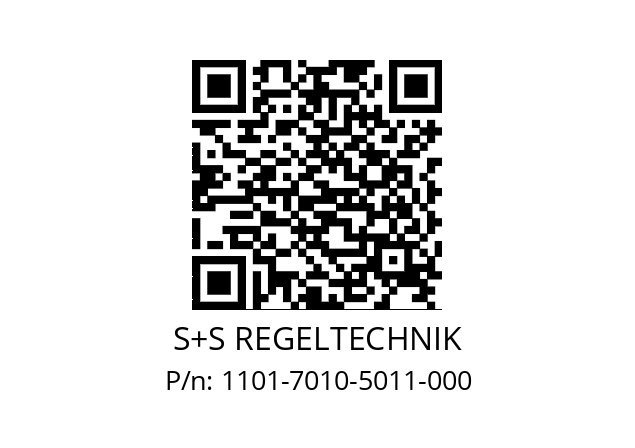   S+S REGELTECHNIK 1101-7010-5011-000